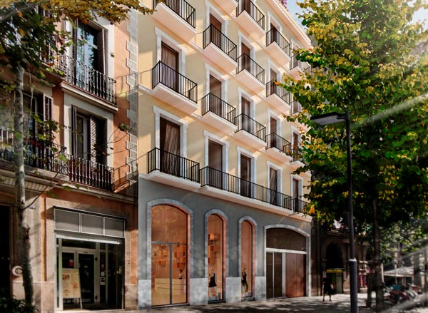 ENRIC GRANADOS 52 RESIDENTIAL BUILDING - 10 APARTMENTS, BARCELONA   
