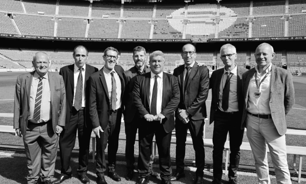 LAYING THE FIRST STONE OF SPOTIFY CAMP NOU
